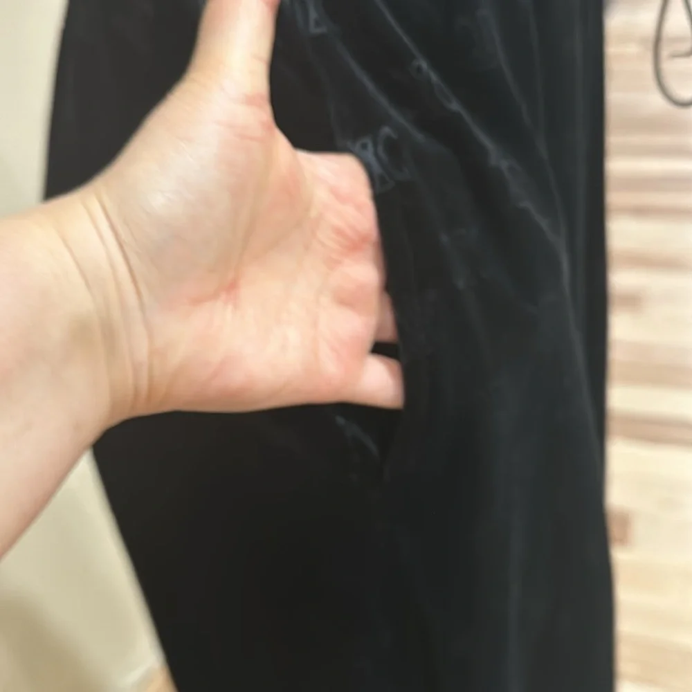 Elegant Black Velvet Skirt